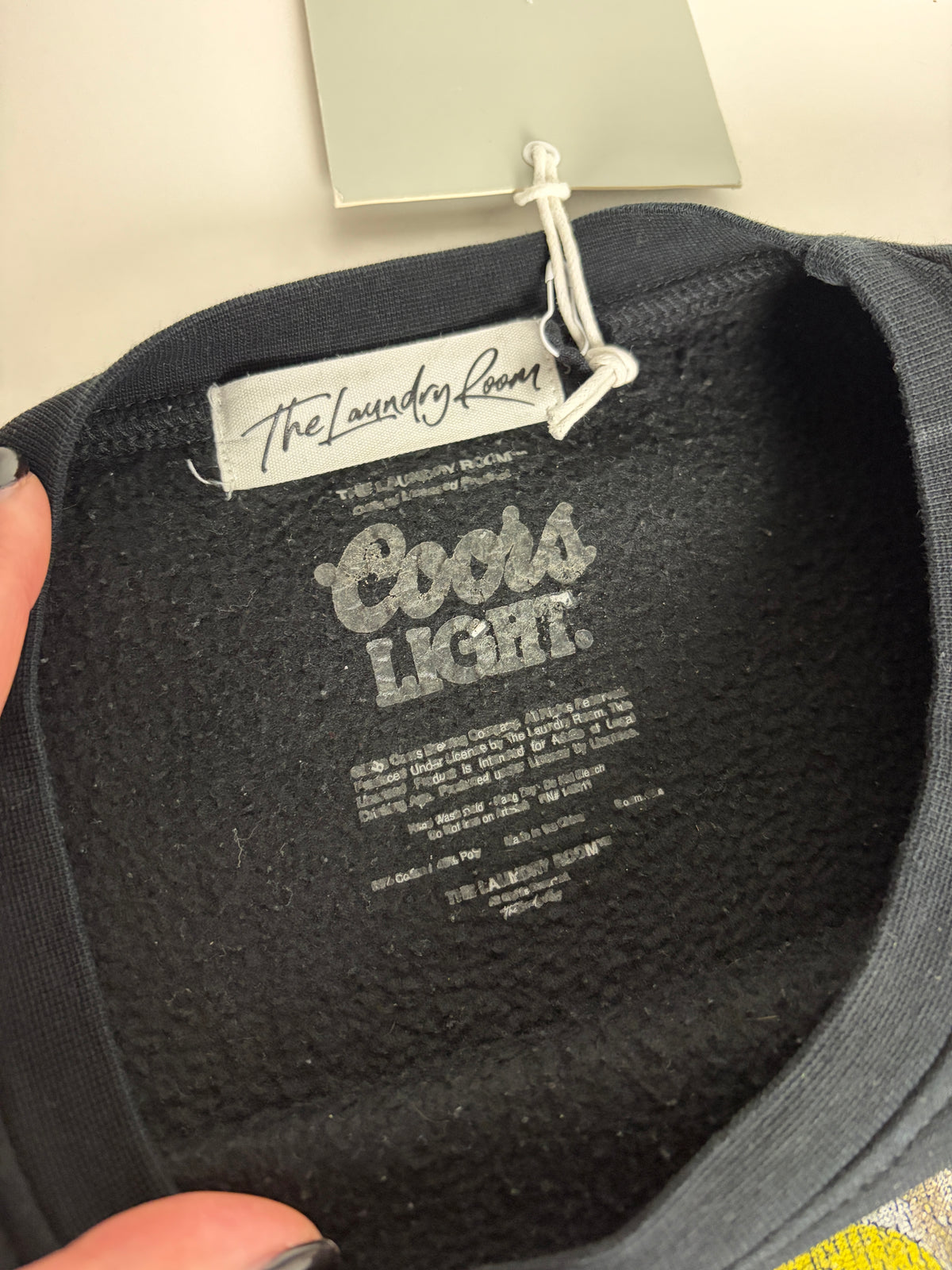 The Laundry Room x Coors Light sweatshirt, New With Tag
