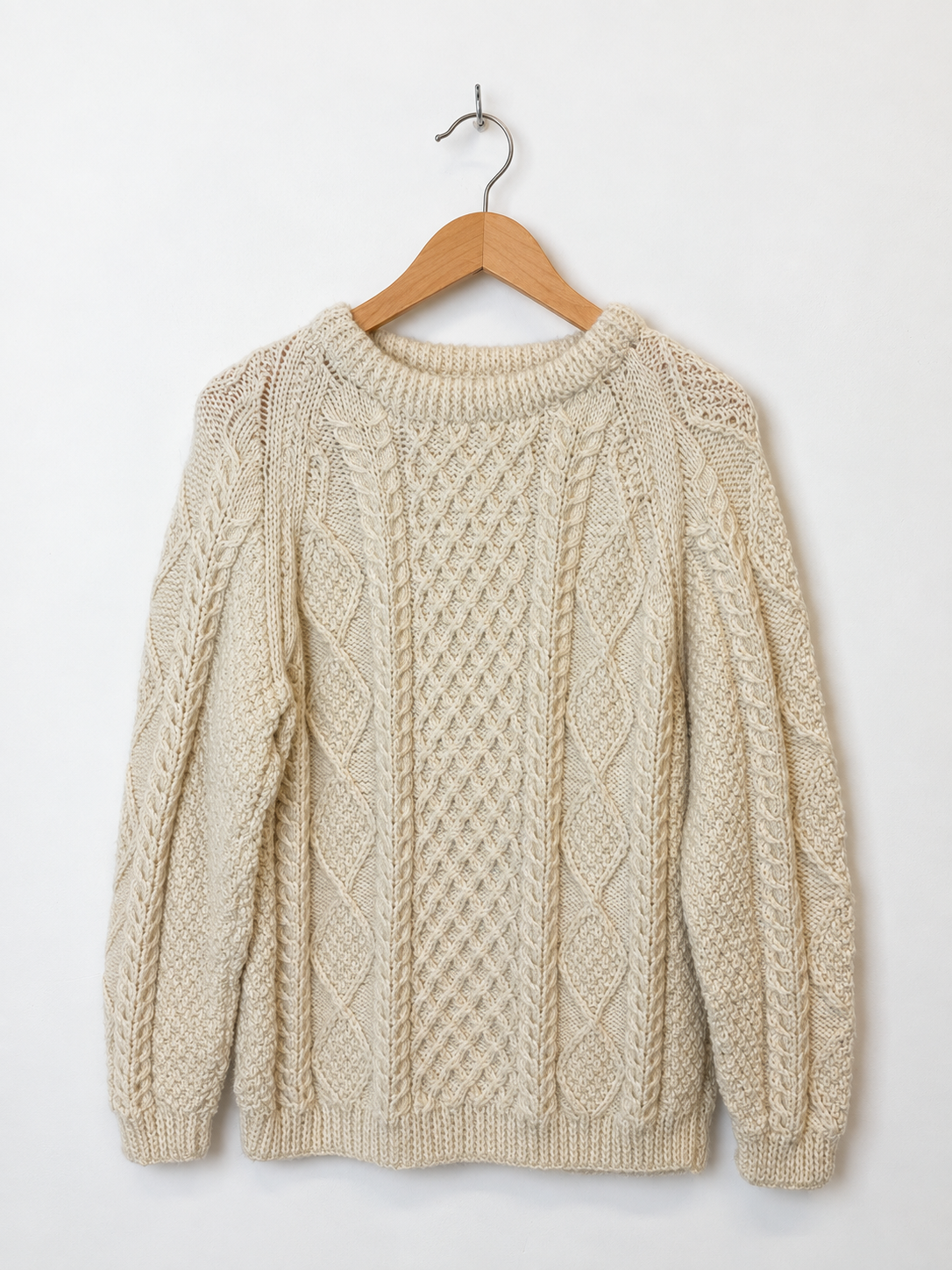Cable Knit Fisherman Sweater – Women's Size S – photo 2 of 3