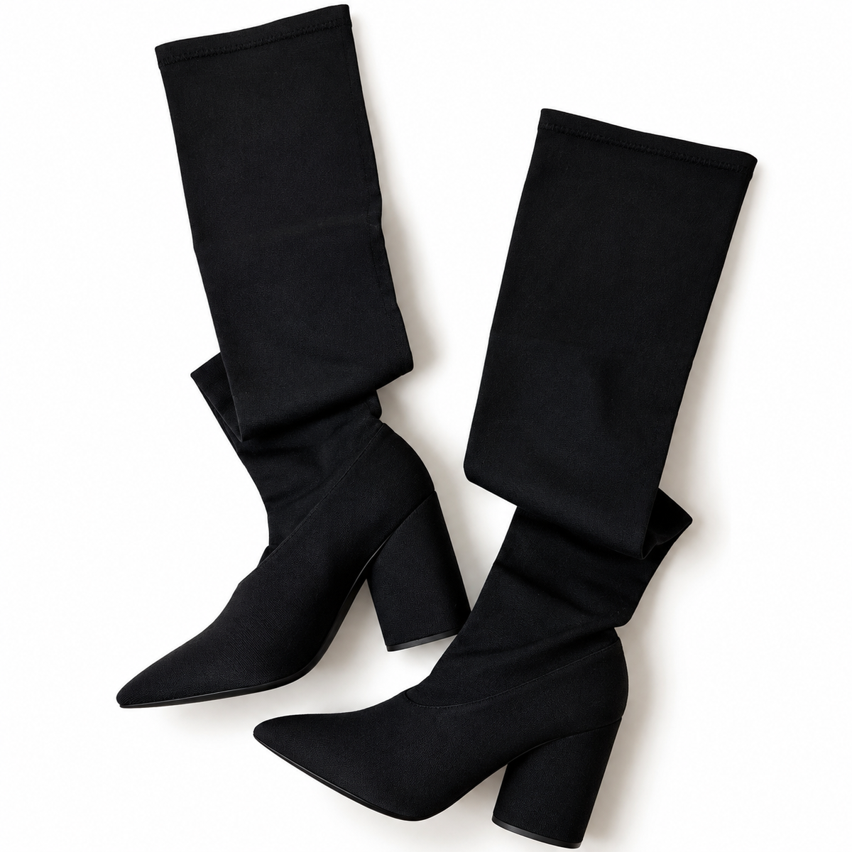 YEEZY Season 4 Stretch Canvas Thigh-High Boots – Size 40 – photo 1 of 5