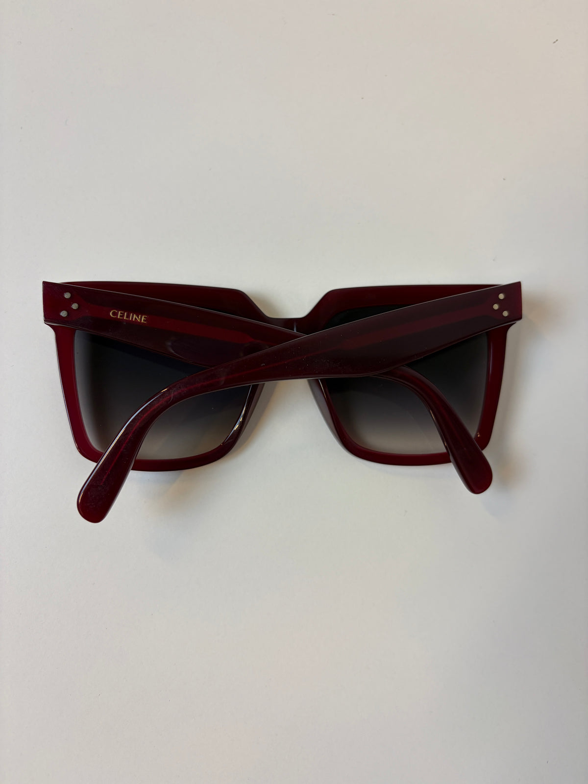 Celine CL4055IN Oversized Burgundy Sunglasses