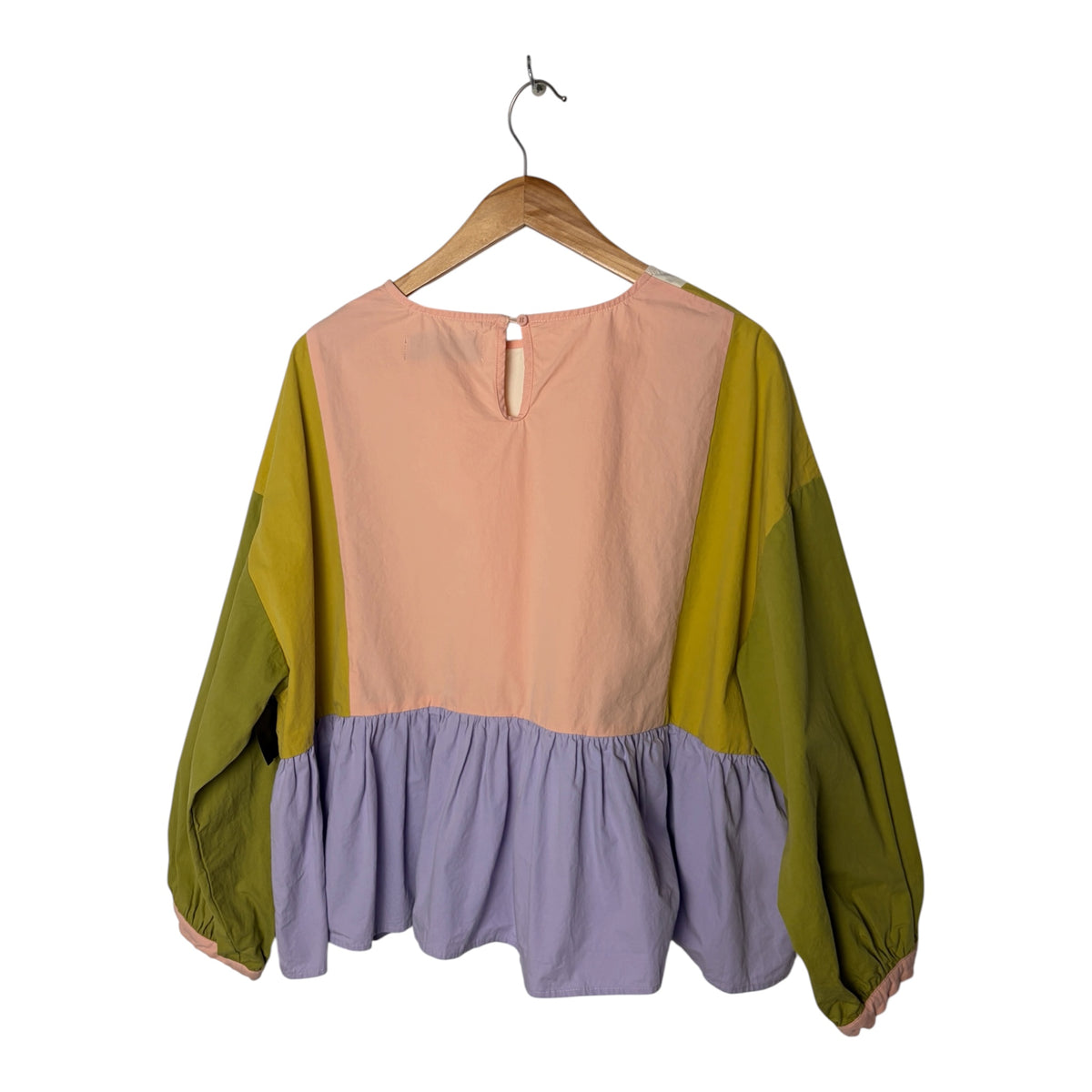L.F. Markey Colourblock Cotton Blouse Size M/L
