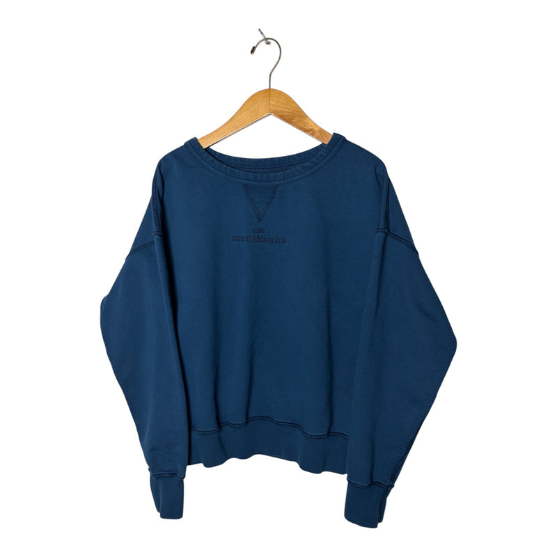 Maison Margiela FW22 Reverse Seam Cotton Sweatshirt – Washed Blue | Men’s M